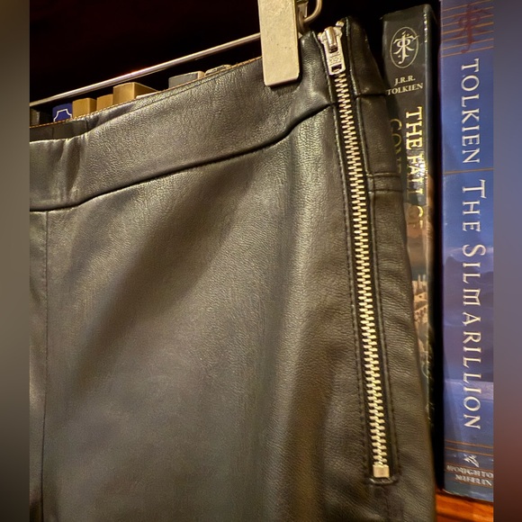 Hugo Boss Black Leather Pants | NWT Genuine Leather Slim Fit Trousers - Picture 4 of 6